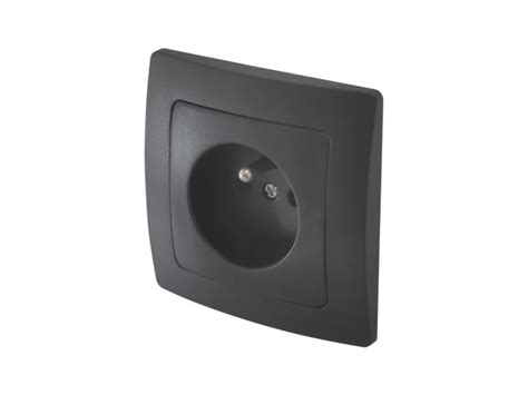 profile prise apparente  noir mat hubo