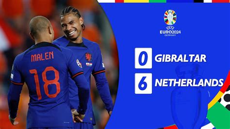 Euro Qualifiers Highlights Gilbratar Netherlands Astro