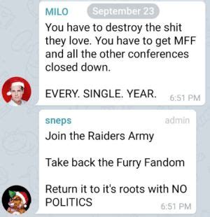 Nazifur Receipts On Twitter Milo Was Also Active In The Furry Raiders