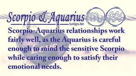 Scorpio Aquarius Love Compatibility - SunSigns.Net