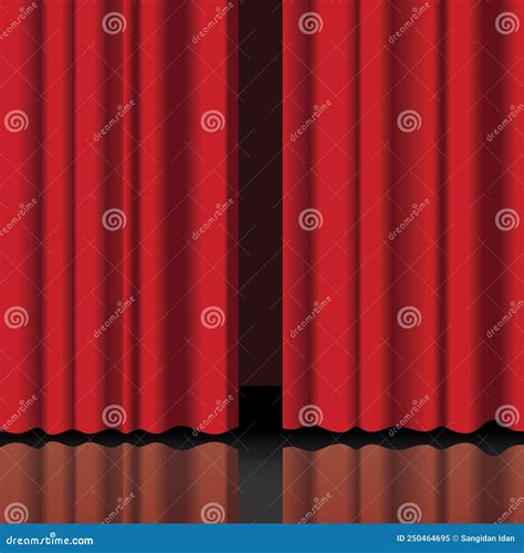 Theater Backdrop Vector Illustration Element Design Template Stock ...