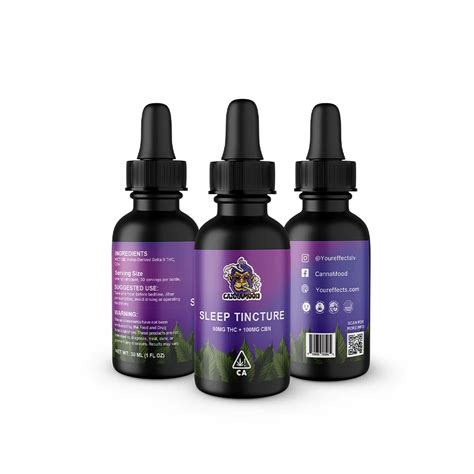 Canna Mood Sleep Tincture 90mg Thc 100mg Cbn Your Effects