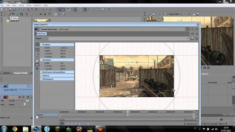 Sony Vegas Cod Editing Tutorial Pan Crop Youtube