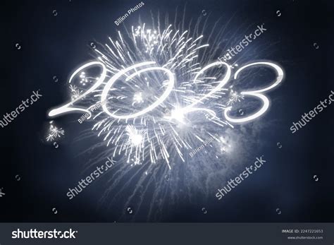 New Year Concept 2023 Numbers Fireworks Stock Photo 2247221653 ...