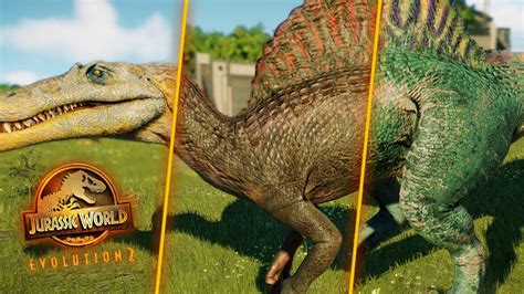 Spinosaurus Showcase Every Spinosaurus Skin Combination In Jurassic