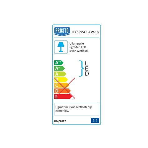 LED Plafonjera Sa Senzorom Pokreta 18W PROSTO