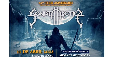 Gran Regreso A México De Sonata Arctica El 11 De Abril De 2023 De