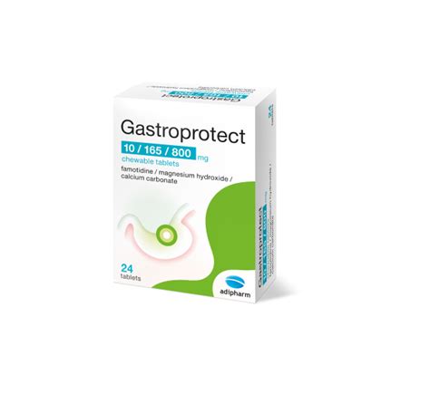 Adipharm Ltd Gastroprotect 10 165 800 Mg Chewable Tablets