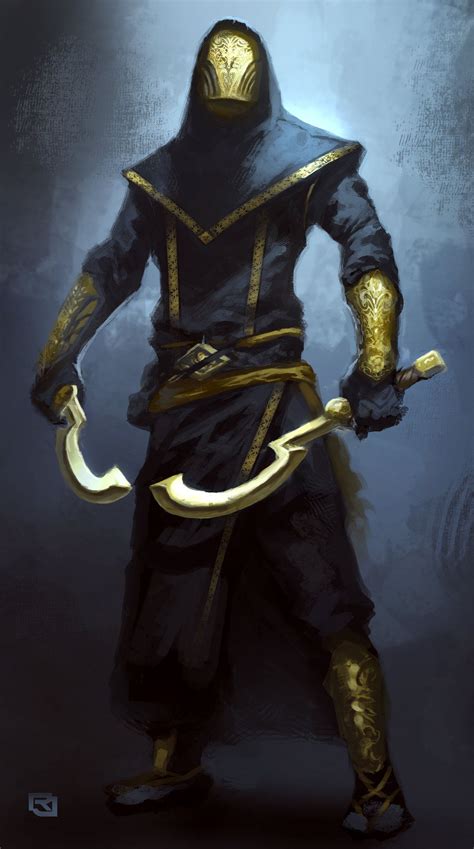 Dark Assassin Rob Joseph Character Art Dark Assassin Fantasy Character Design