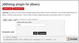 Jquery Confirm Dialog Plugins Free And Paid Formget