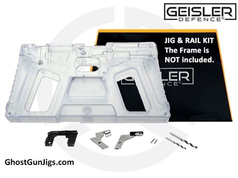 Geisler Defence 80 19x Pistol Jig Kit With Rails And Drill Bits Gd