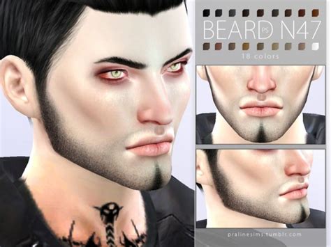 The Sims Resource Beard Pack N06 By Pralinesims • Sims 4 Downloads