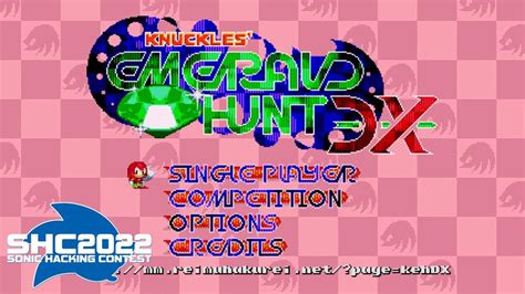 Knuckles Emerald Hunt Dx Shc 22 Full Game Playthrough 1080p60fps