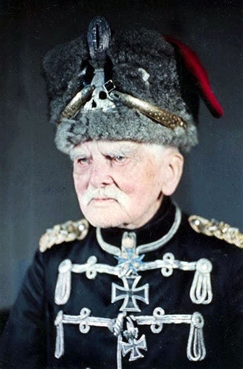 World War II In Color Generalfeldmarschall August Von Mackensen