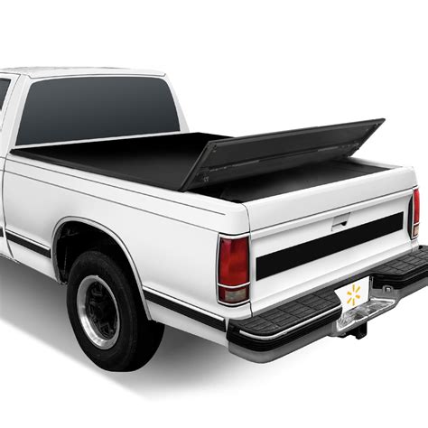 Auto Drive Soft Tri Fold Truck Bed Tonneau Cover Fits 82-93 Chevy S10 / 82-90 GMC S15 6Ft Bed ...