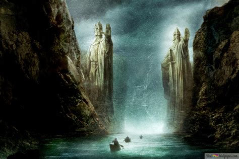 The Gates Of Argonath The Lord Of The Rings The Fellowship Of The