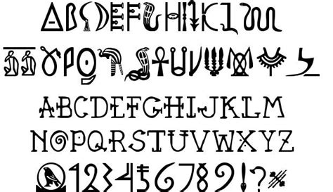 11 Ancient Egyptian Fonts Images Egyptian Font Ancient Roman Font