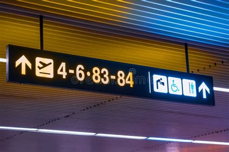 Signs To Gate Numbers for Boarding Gates, Toilet, Rest Room, Changing ...