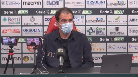 Ternana Cittadella 1 1 Lucarelli E Gorini Post Gara YouTube