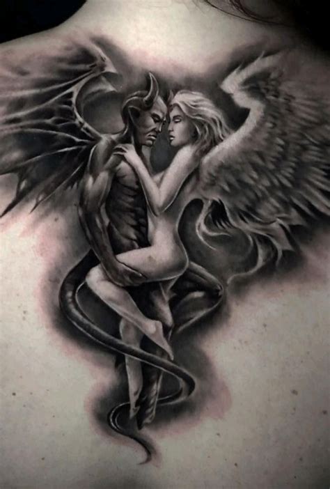 250 Best Angel Devil Tattoo Designs 2023 Demon Vs God Ideas Artofit