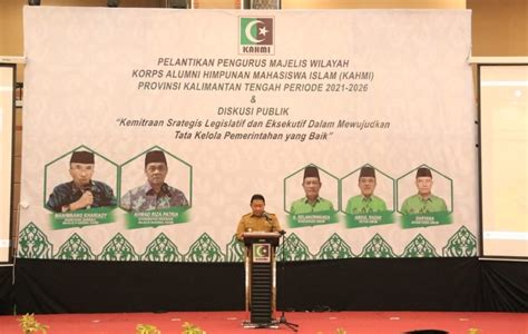 Setda Prov Kalteng Wagub Edy Pratowo Hadiri Pelantikan Pengurus