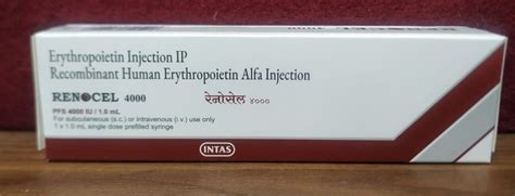 Erythropoietin Injection Renocel Intas Pharmaceuticals Ltd