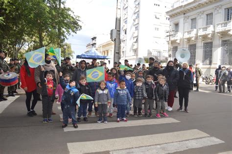 Rc Mec Participa Da Chegada Do Fogo Simb Lico Jornal A Plateia