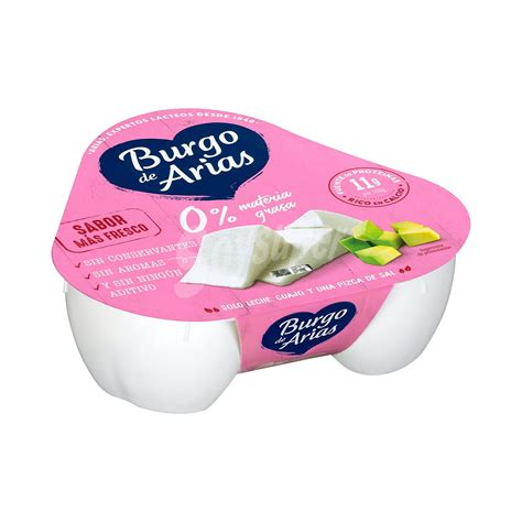 Burgo De Arias Queso Fresco Mini Envase Pack X G