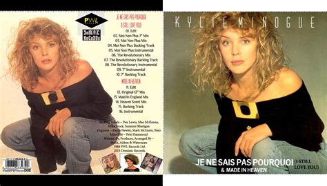 Musicollection Kylie Minogue Je Ne Sais Pas Pourquoi Cdsingle