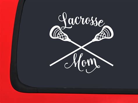 Car Sticker Lacrosse Mom Sports Recreation Car Window Decal Sticker