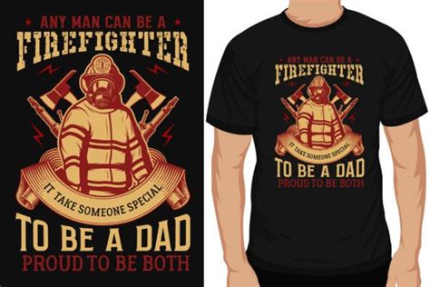 Firefighter Graphics Tshirt Design Graphic By Creative Tshirt Designer