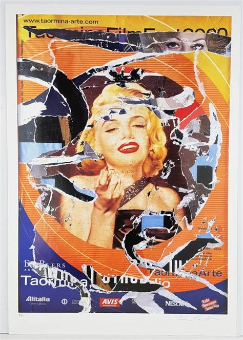 Mimmo Rotella Omaggio A Marilyn A Tribute To Marilyn Catawiki