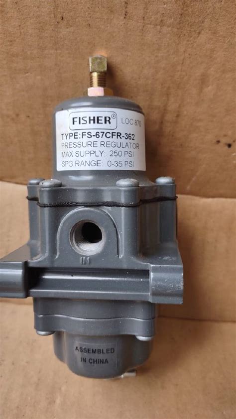 Fisher FS 67CFR 362 Pressure Regulator S N Ship Spares