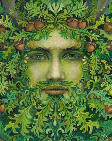 The Oak King By Emily Balivet Mythological Goddess Art