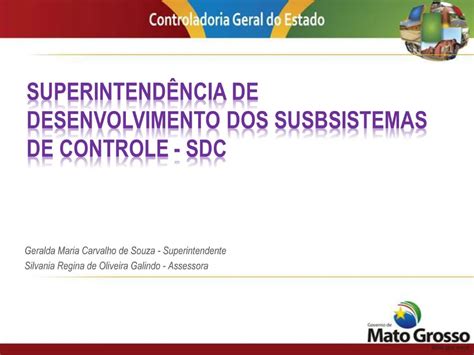 Ppt Superintend Ncia De Desenvolvimento Dos Susbsistemas De Controle