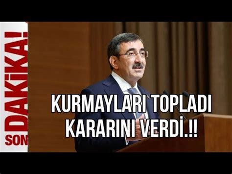 CEVDET YILMAZ EKONOMİ KURMAYLARINI TOPLADI YouTube