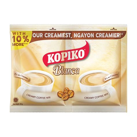 Kopiko Blanca Twin Pack 10 X 58g Shopee Philippines