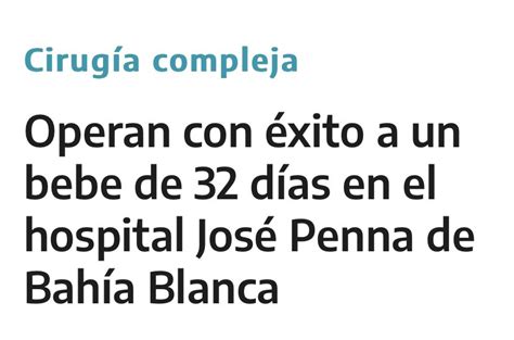 Saludbap On Twitter El Hospital Penna De Bah Ablanca Desarroll Con