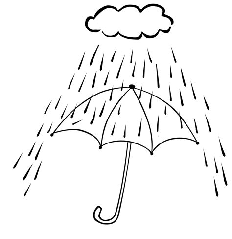 35 Free Printable Rainy Day Coloring Pages