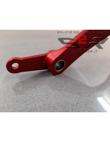 Pedale Freno Posteriore Originale Anodizzato Rosso Per Moto Fantic 50 125