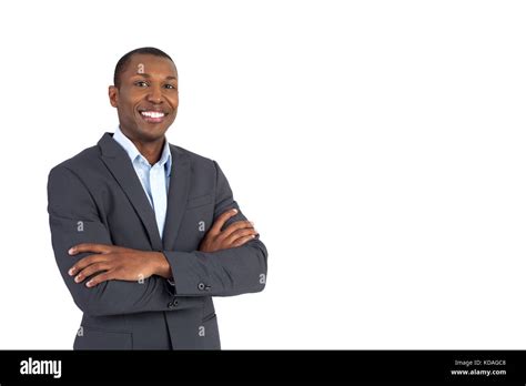 Handsome African American Businessman Stock Photo Alamy