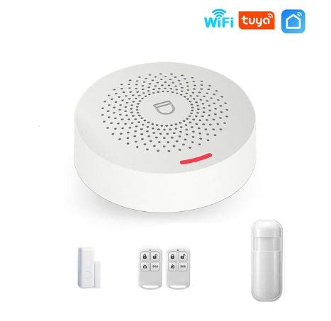 Wifi Wireless Smart Home Alarm System Tuya Smart Life App Control