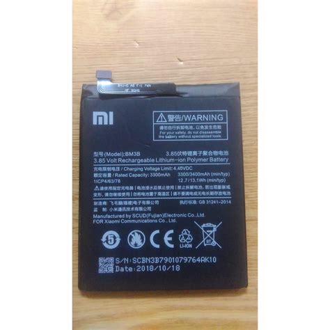 Jual Baterai Xiaomi BM3B BM 3B Mi Mix 2 Original Batre Battery Shopee