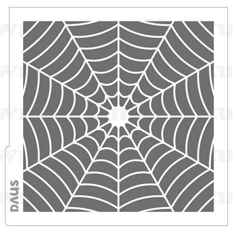 spider web cookie stencil svg etsy