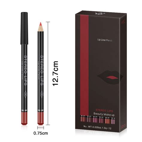 Lipstick Pen Set Lip Liner Quickly Outline The Lip Shape Parties Woman Jelly Lipstick Wet And