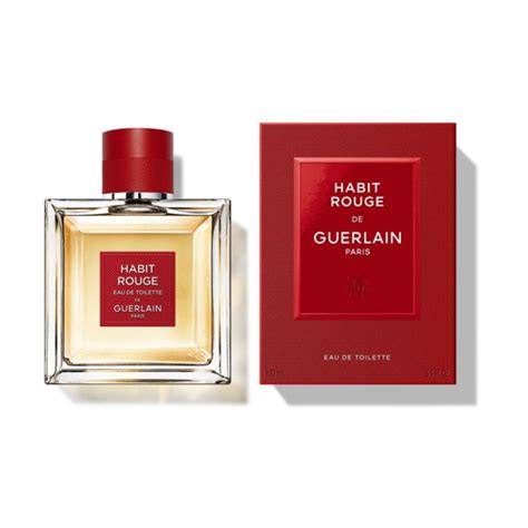 Eau De Toilette Spray Habit Rouge De Guerlain En 100 ML Pour Homme