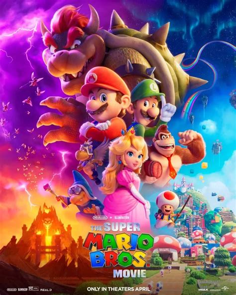 Fuld The Super Mario Bros Movie plakat afsløret