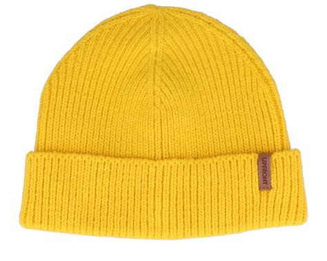 Compton Yellow Short Beanie Upfront Beanies