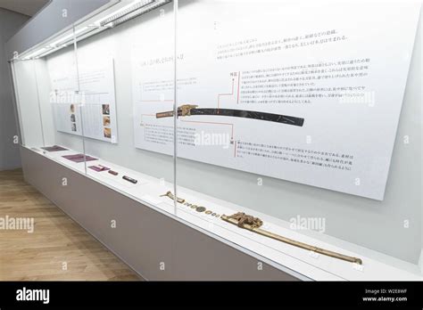 July 8 2019 Tokyo Japan A Japanese Sword On Display At Japanese