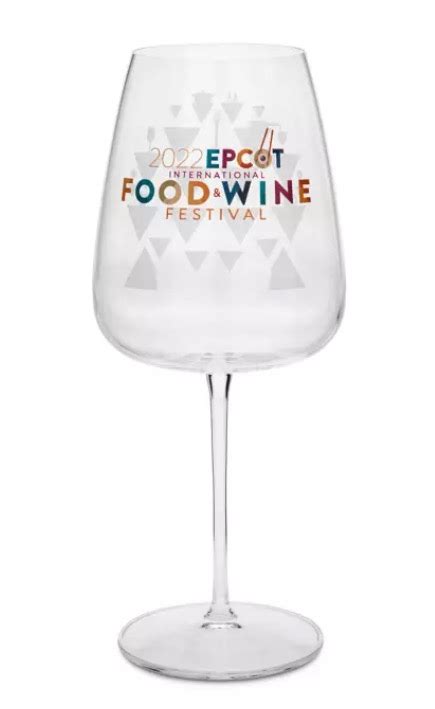 Disney Stemmed Glass Epcot Food And Wine 2022